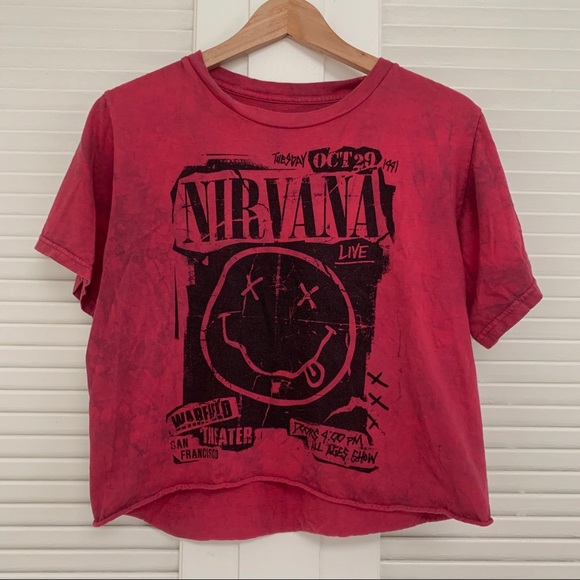 red nirvana shirt